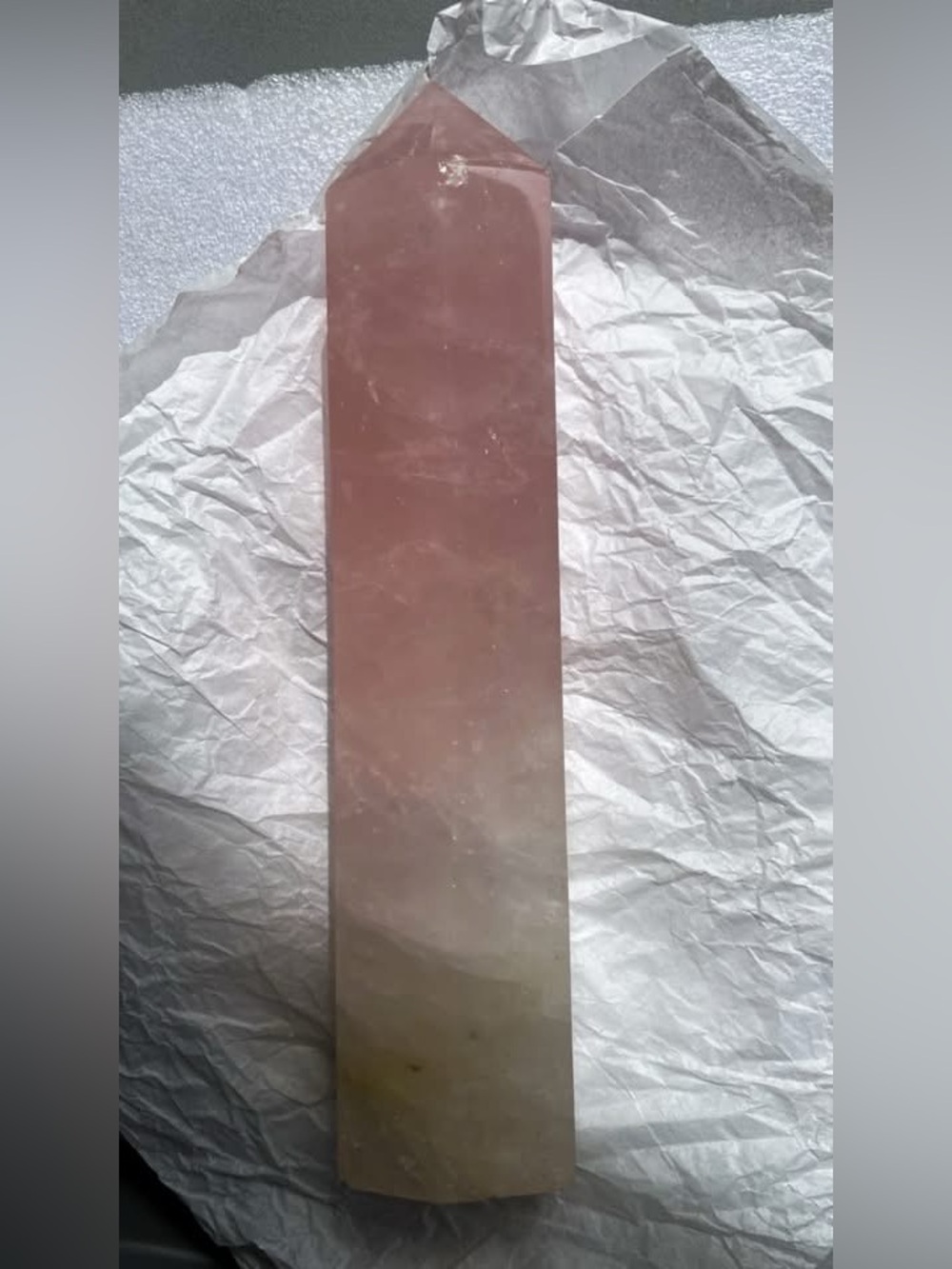 Rose Quartz Display Large Tower - Picture 6 of 6